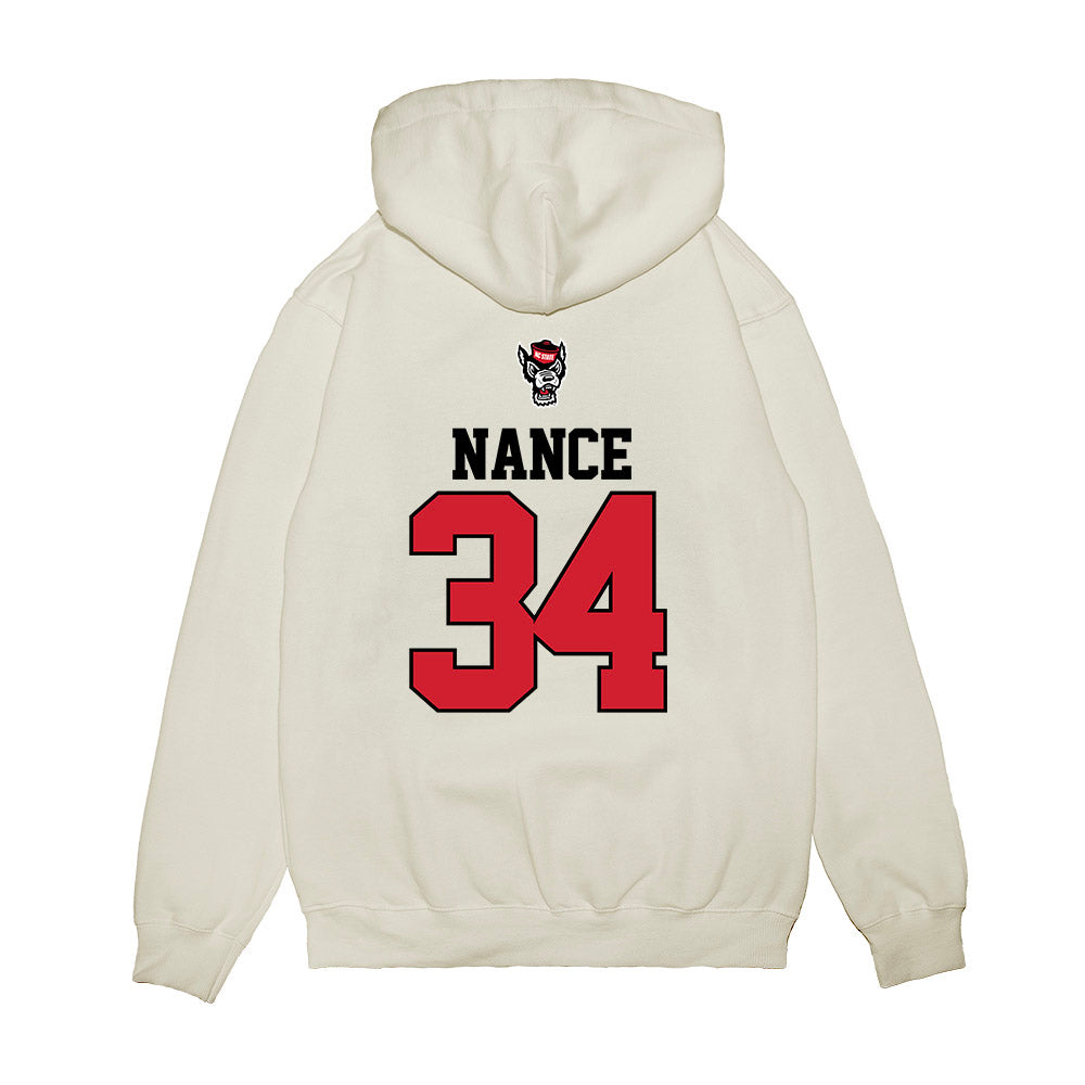 NC State - NCAA Baseball : Anderson Nance - USA Raglan Premium Hooded Sweatshirt-1