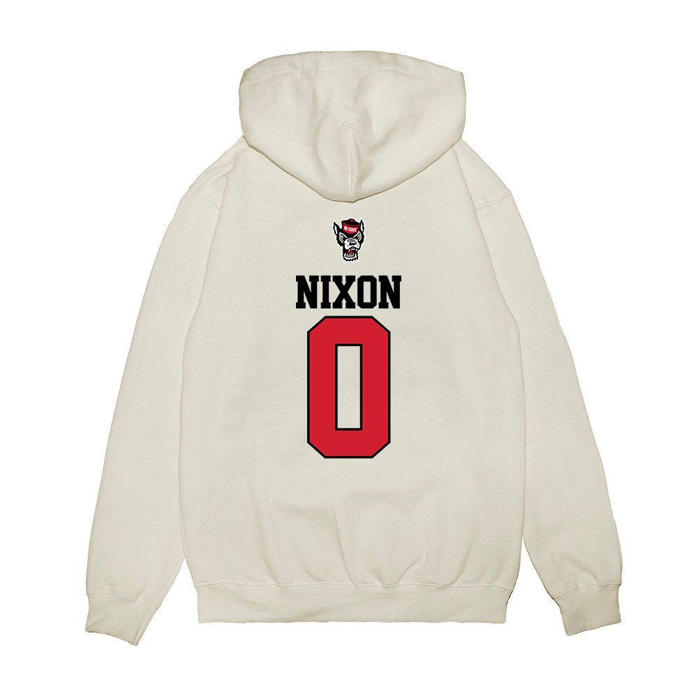 NC State - NCAA Baseball : Luke Nixon - USA Raglan Premium Hooded Sweatshirt-1