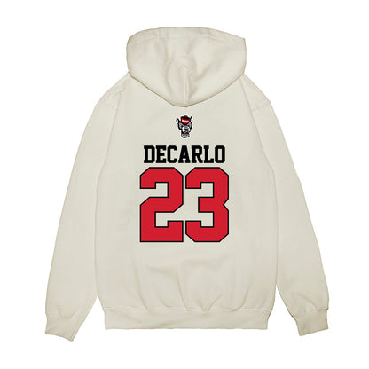 NC State - NCAA Baseball : Vincent DeCarlo - USA Raglan Premium Hooded Sweatshirt-1