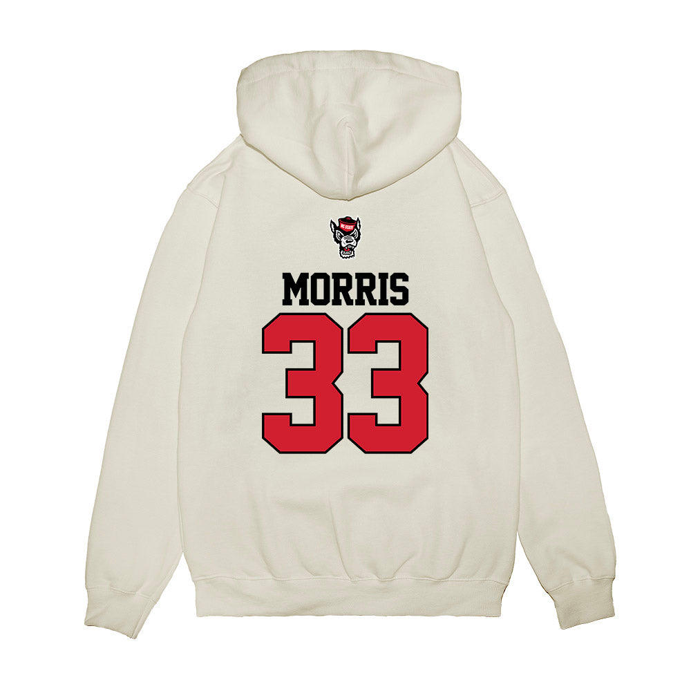 NC State - NCAA Baseball : Kaden Morris - USA Raglan Premium Hooded Sweatshirt-1