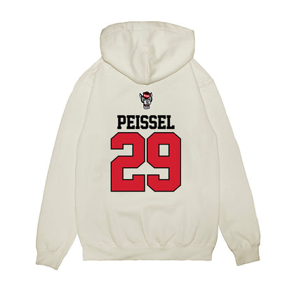 NC State - NCAA Baseball : Julien Peissel - USA Raglan Premium Hooded Sweatshirt-1