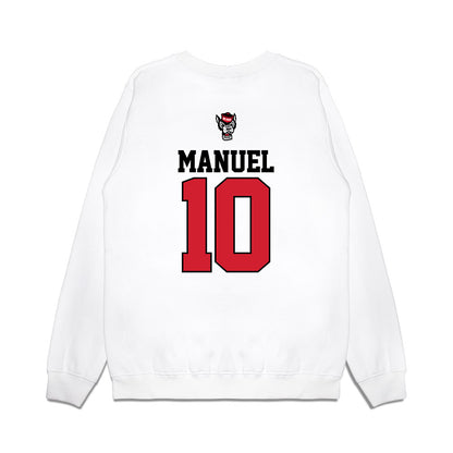 NC State - NCAA Baseball : Truitt Manuel - USA Raglan Premium Crewneck Sweatshirt-1