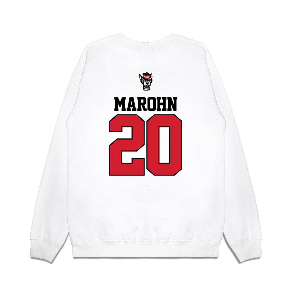 NC State - NCAA Baseball : Ryan Marohn - USA Raglan Premium Crewneck Sweatshirt-1