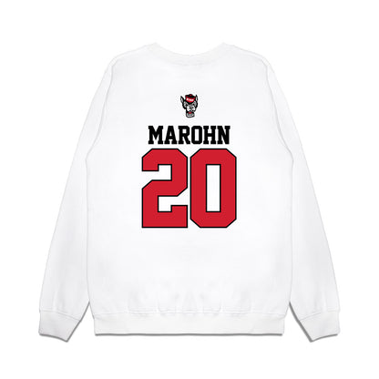 NC State - NCAA Baseball : Ryan Marohn - USA Raglan Premium Crewneck Sweatshirt-1