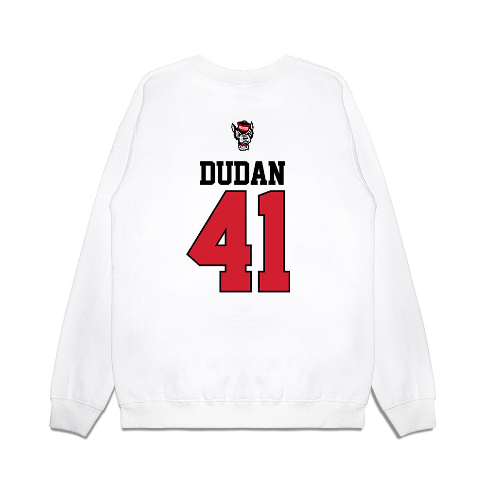 NC State - NCAA Baseball : Jacob Dudan - USA Raglan Premium Crewneck Sweatshirt-1