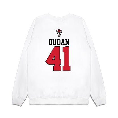 NC State - NCAA Baseball : Jacob Dudan - USA Raglan Premium Crewneck Sweatshirt-1