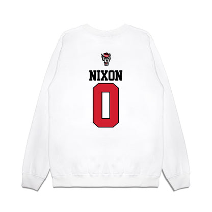 NC State - NCAA Baseball : Luke Nixon - USA Raglan Premium Crewneck Sweatshirt-1