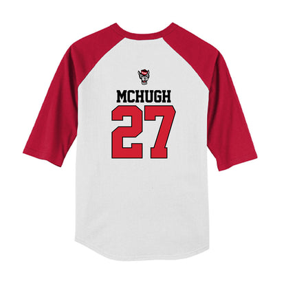 NC State - NCAA Baseball : Chris Mchugh - USA Raglan Youth Raglan T-Shirt-1