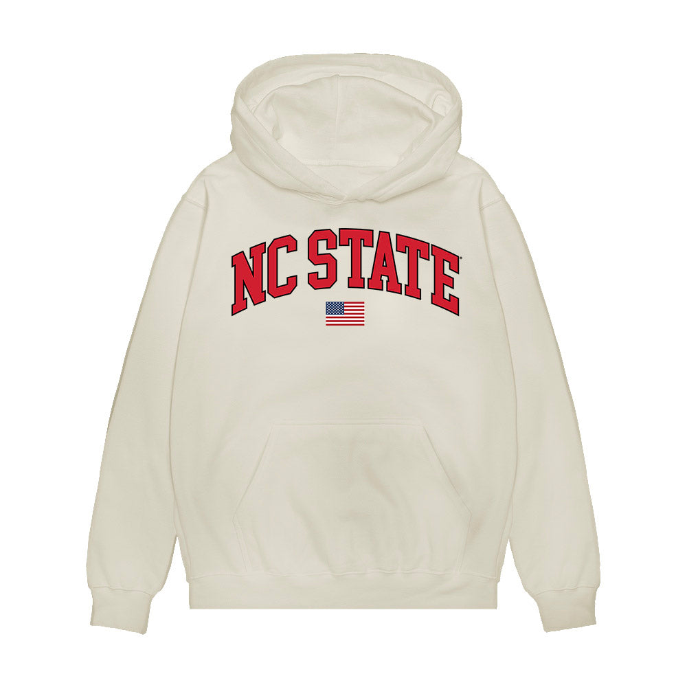 NC State - NCAA Baseball : Rydef Garino - USA Raglan Premium Hooded Sweatshirt-0