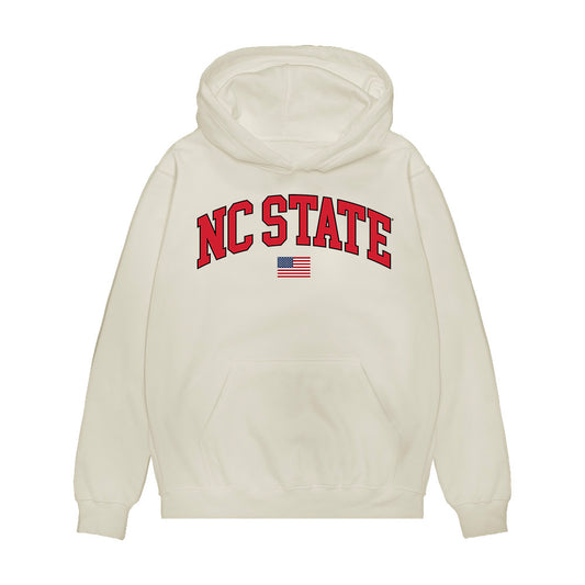 NC State - NCAA Baseball : Truitt Manuel - USA Raglan Premium Hooded Sweatshirt-0