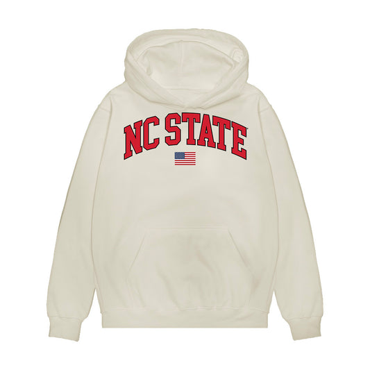 NC State - NCAA Baseball : Vincent DeCarlo - USA Raglan Premium Hooded Sweatshirt-0