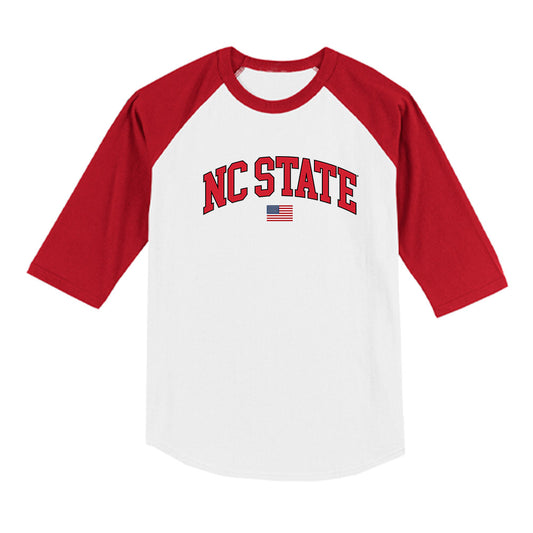 NC State - NCAA Baseball : Andrew Wiggins - USA Raglan Raglan Shirt-0