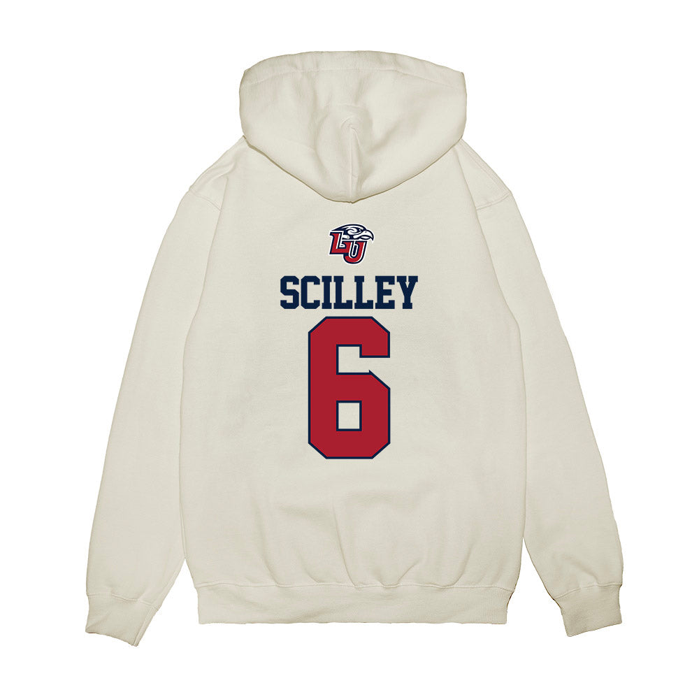 Liberty - NCAA Baseball : Landon Scilley - USA Raglan Premium Hooded Sweatshirt-1