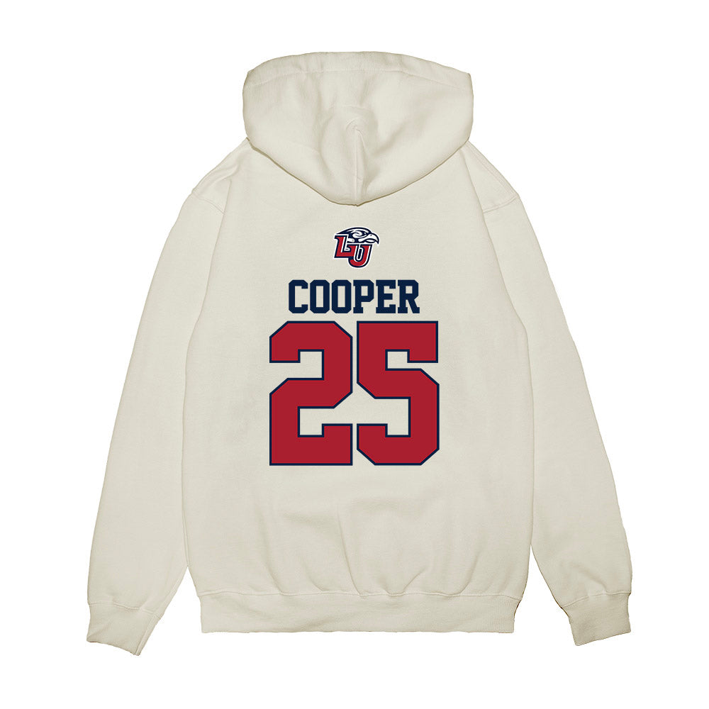 Liberty - NCAA Baseball : Trey Cooper - USA Raglan Premium Hooded Sweatshirt-1