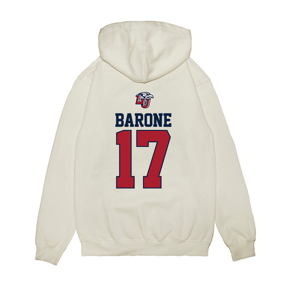 Liberty - NCAA Baseball : Nick Barone - USA Raglan Premium Hooded Sweatshirt-1
