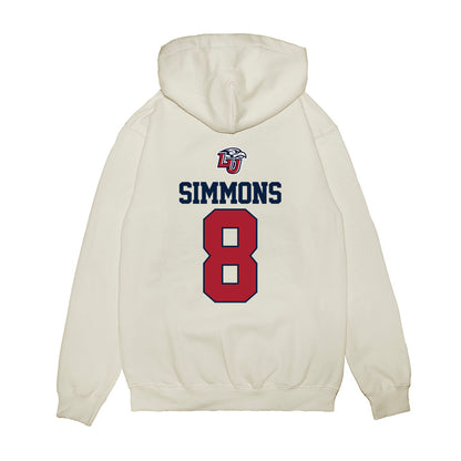 Liberty - NCAA Baseball : John Simmons - USA Raglan Premium Hooded Sweatshirt-1