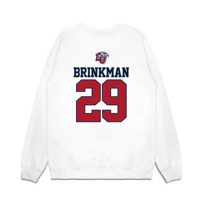Liberty - NCAA Baseball : Charlie Brinkman - USA Raglan Premium Crewneck Sweatshirt-1