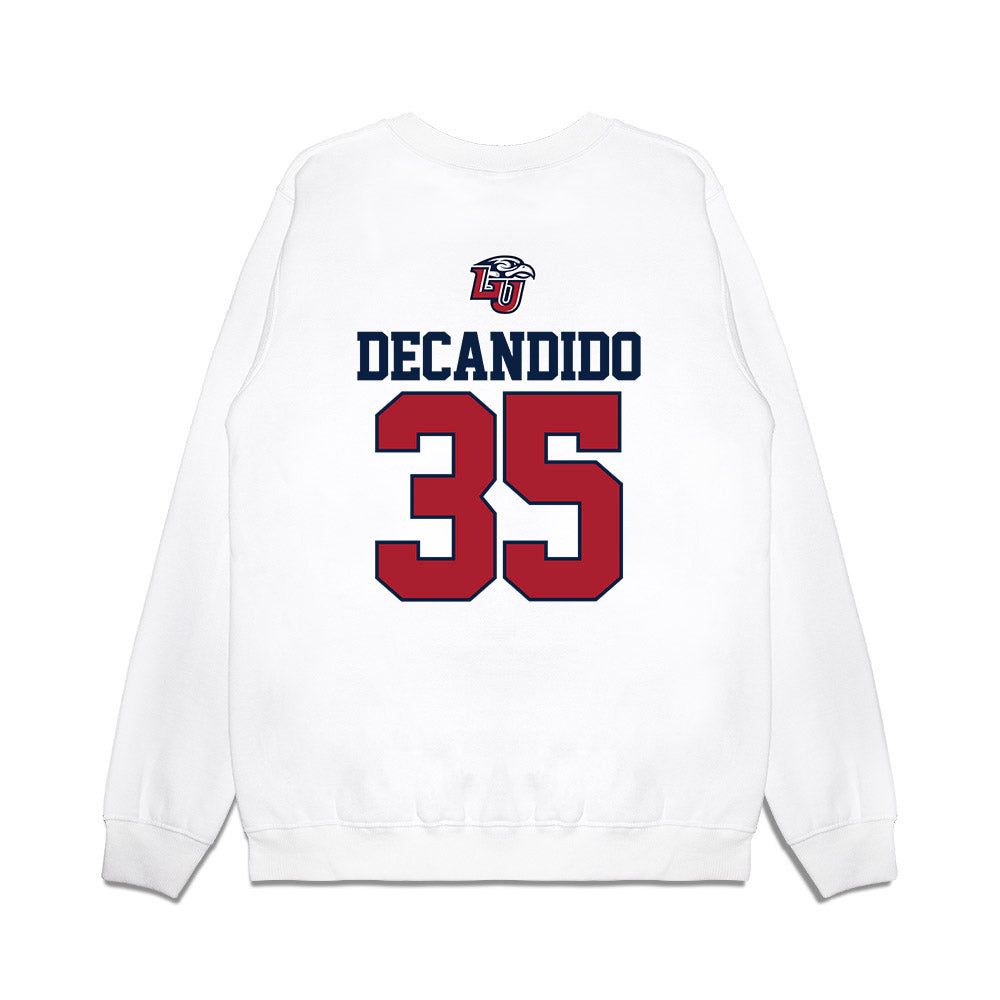 Liberty - NCAA Baseball : Riley DeCandido - USA Raglan Premium Crewneck Sweatshirt-1