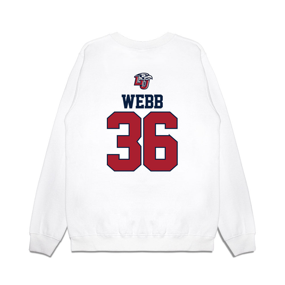Liberty - NCAA Baseball : Joseph Webb - USA Raglan Premium Crewneck Sweatshirt-1
