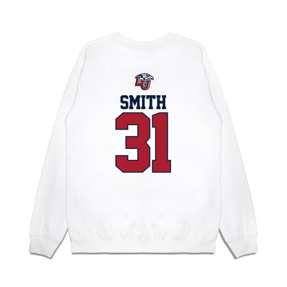 Liberty - NCAA Baseball : Kaleb Smith - USA Raglan Premium Crewneck Sweatshirt-1