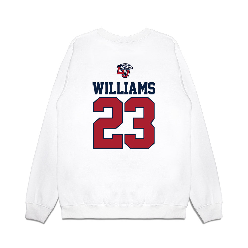 Liberty - NCAA Baseball : Kaleb Williams - USA Raglan Premium Crewneck Sweatshirt-1