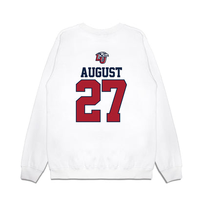 Liberty - NCAA Baseball : Tyler August - USA Raglan Premium Crewneck Sweatshirt-1
