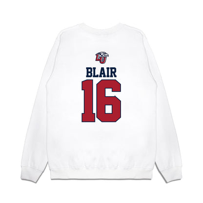 Liberty - NCAA Baseball : Ben Blair - USA Raglan Premium Crewneck Sweatshirt-1
