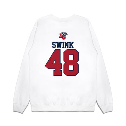 Liberty - NCAA Baseball : Josh Swink - USA Raglan Premium Crewneck Sweatshirt-1