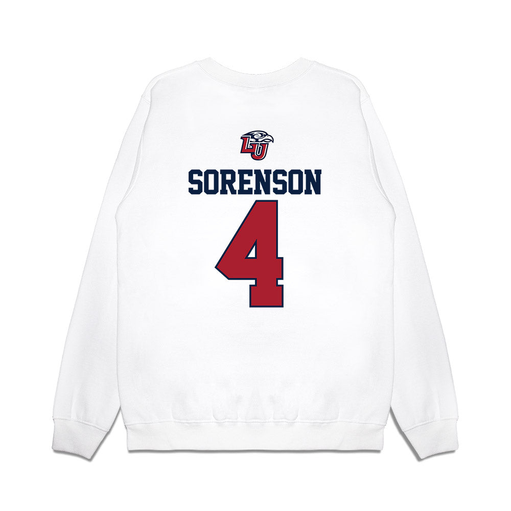 Liberty - NCAA Baseball : Jaxon Sorenson - USA Raglan Premium Crewneck Sweatshirt-1