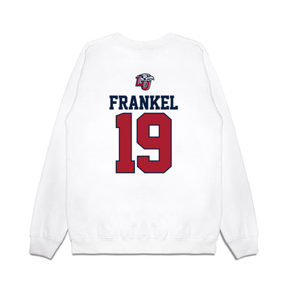 Liberty - NCAA Baseball : Jack Frankel - USA Raglan Premium Crewneck Sweatshirt-1