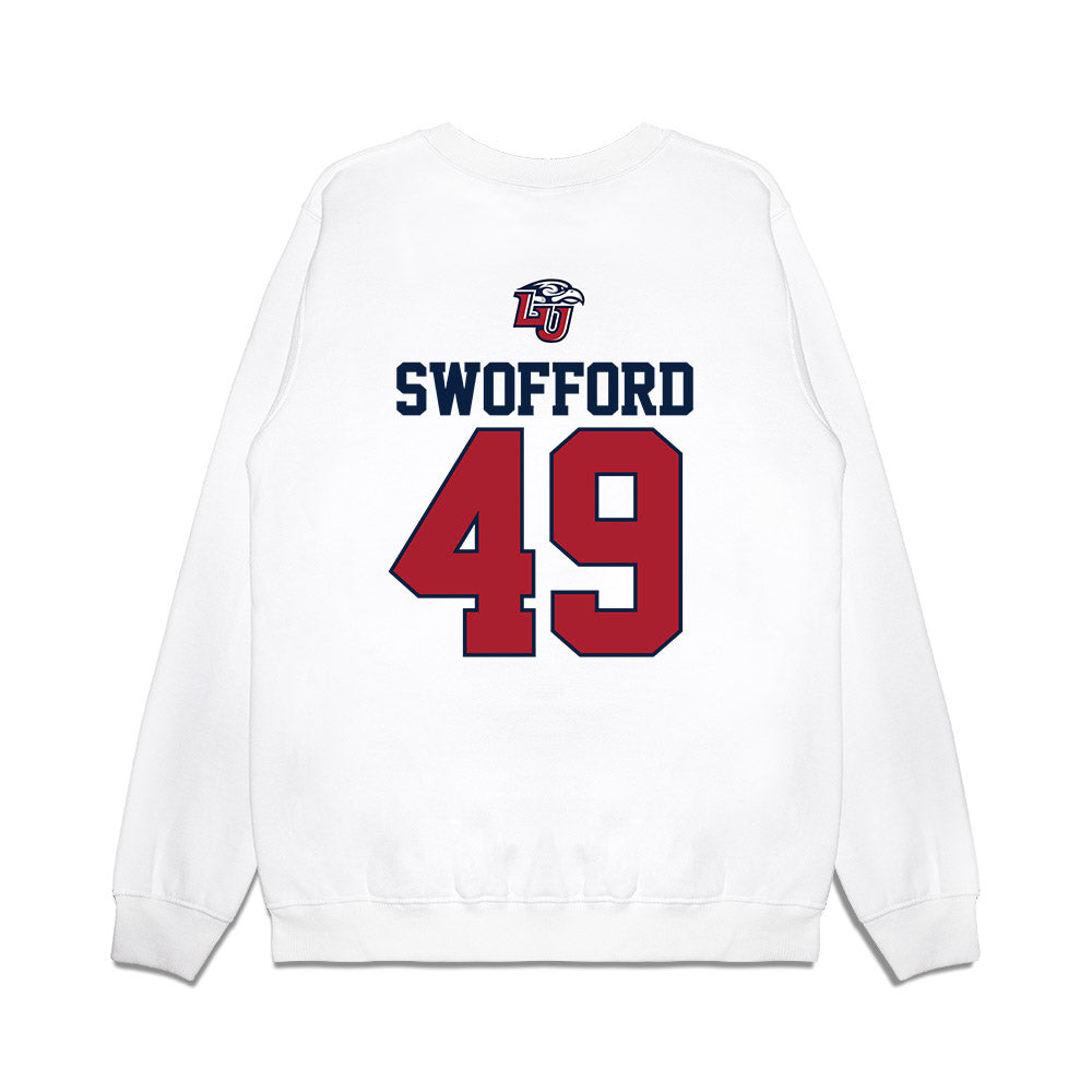 Liberty - NCAA Baseball : Easton Swofford - USA Raglan Premium Crewneck Sweatshirt-1