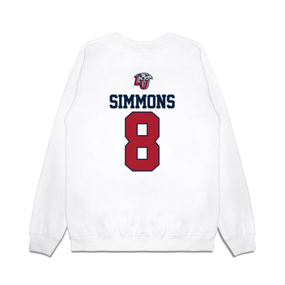 Liberty - NCAA Baseball : John Simmons - USA Raglan Premium Crewneck Sweatshirt-1