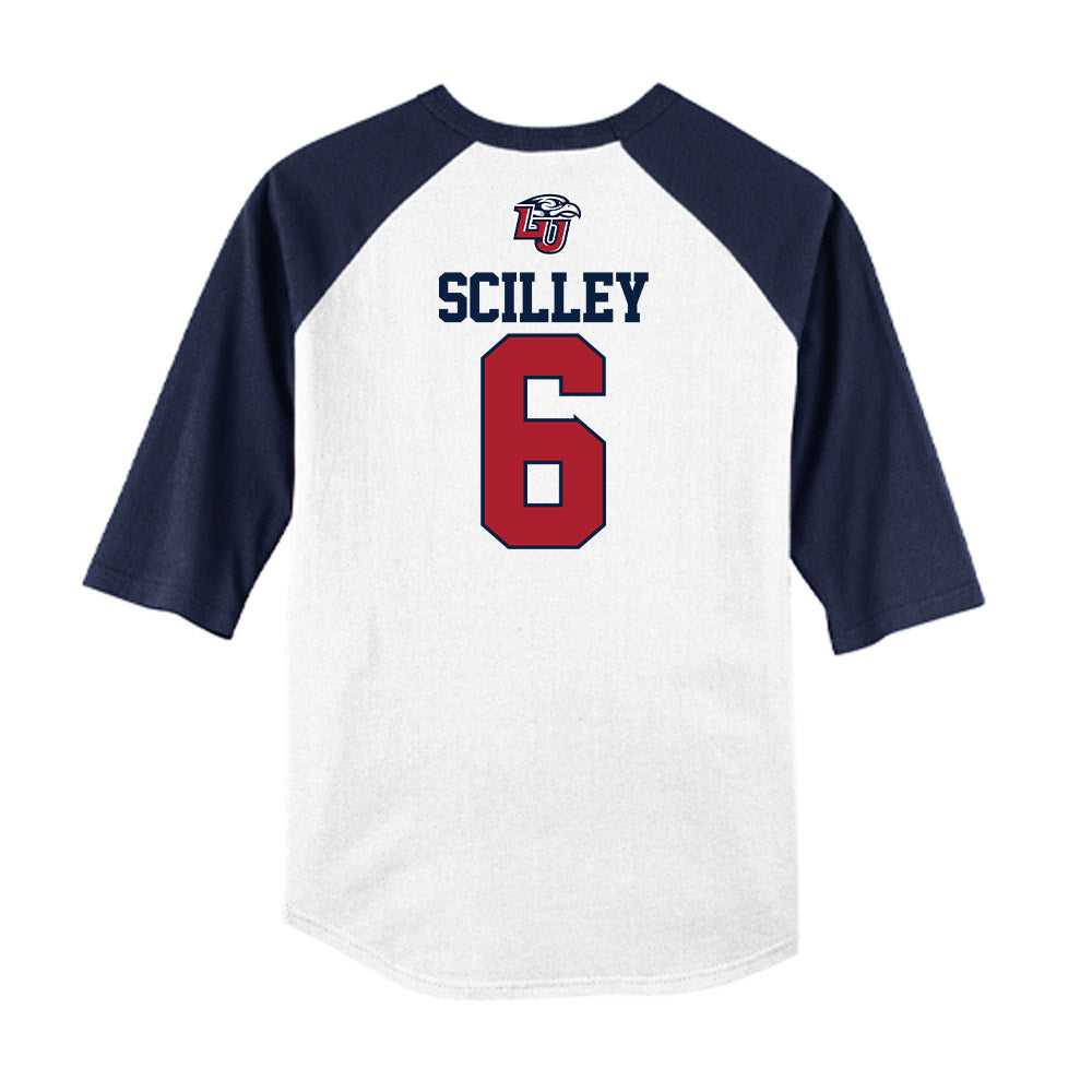 Liberty - NCAA Baseball : Landon Scilley - USA Raglan Raglan Shirt-1