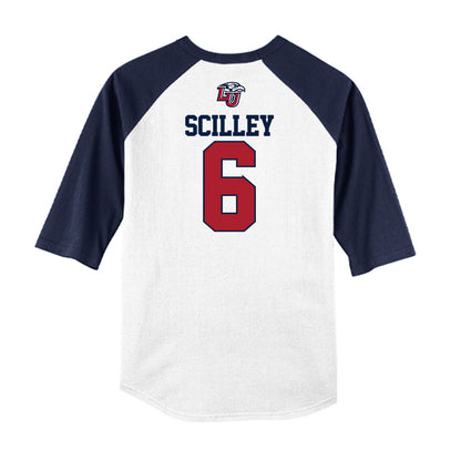 Liberty - NCAA Baseball : Landon Scilley - USA Raglan Raglan Shirt-1