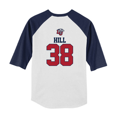 Liberty - NCAA Baseball : Brayden Hill - USA Raglan Youth Raglan T-Shirt-1