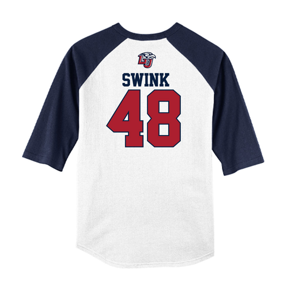 Liberty - NCAA Baseball : Josh Swink - USA Raglan Raglan Shirt-1