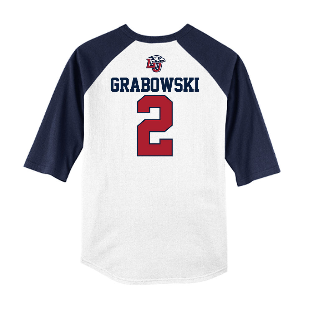 Liberty - NCAA Baseball : Dylan Grabowski - USA Raglan Raglan Shirt-1