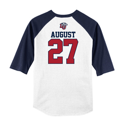 Liberty - NCAA Baseball : Tyler August - USA Raglan Raglan Shirt-1