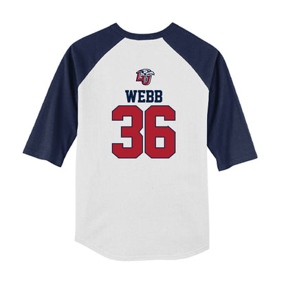 Liberty - NCAA Baseball : Joseph Webb - USA Raglan Youth Raglan T-Shirt-1