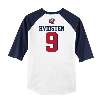 Liberty - NCAA Baseball : Kyle Hvidsten - USA Raglan Raglan Shirt-1
