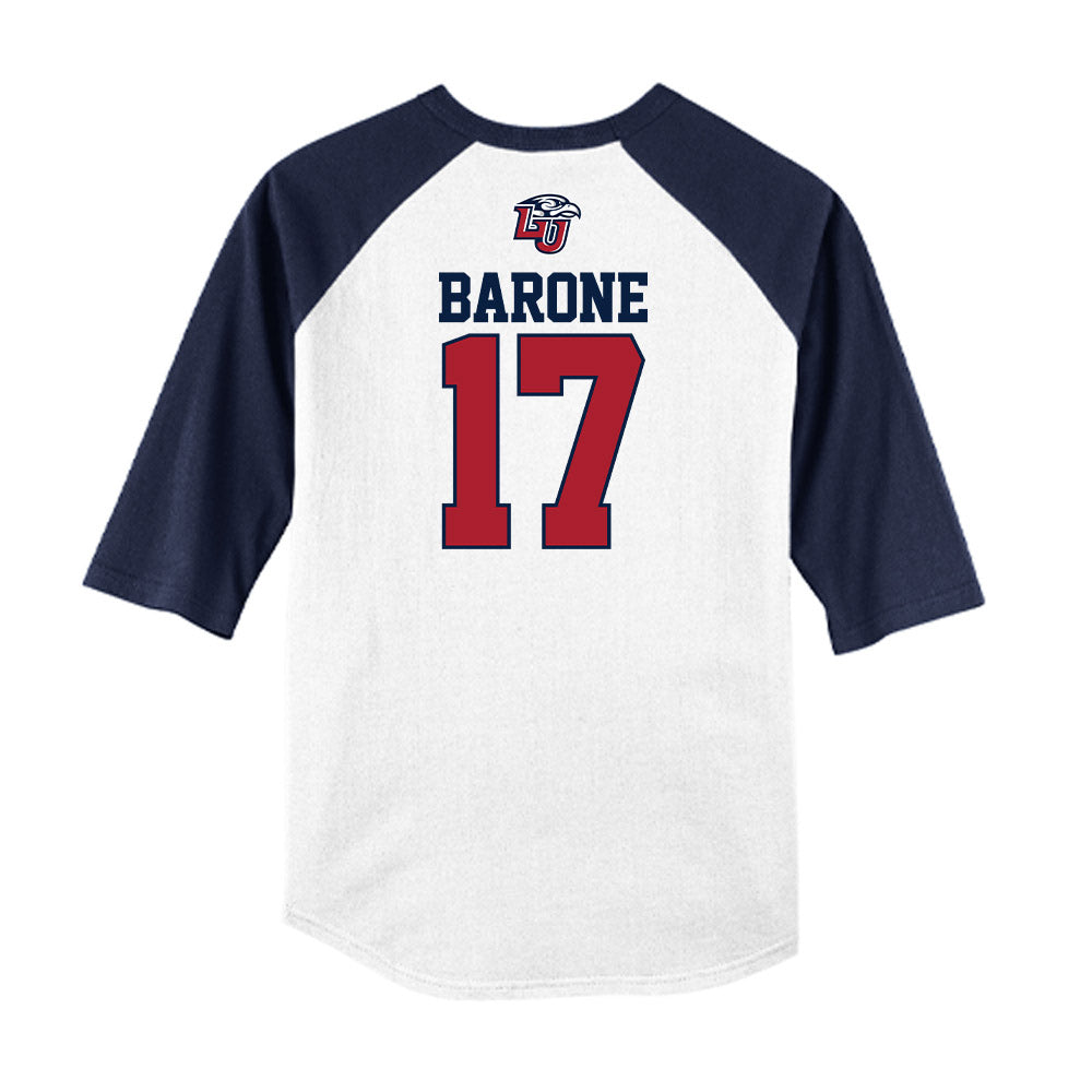 Liberty - NCAA Baseball : Nick Barone - USA Raglan Raglan Shirt-1