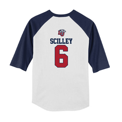 Liberty - NCAA Baseball : Landon Scilley - USA Raglan Youth Raglan T-Shirt-1