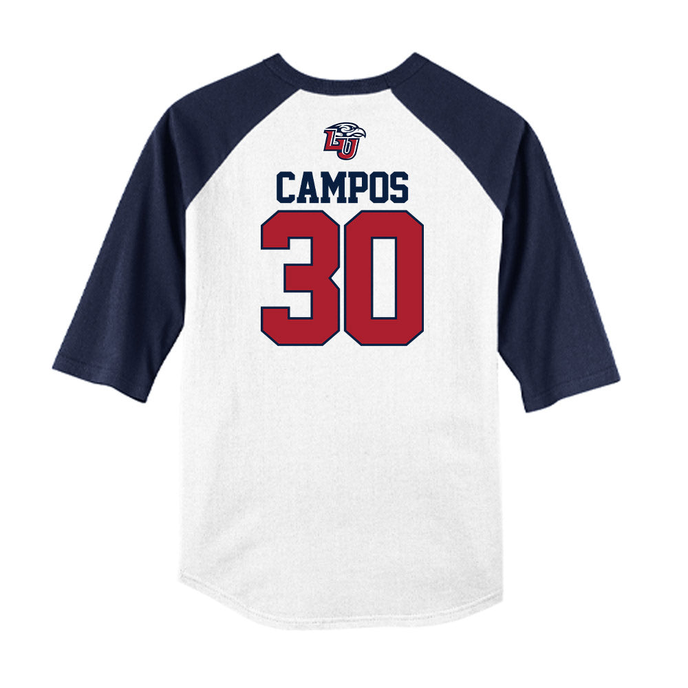 Liberty - NCAA Baseball : Joshua Campos - USA Raglan Raglan Shirt-1