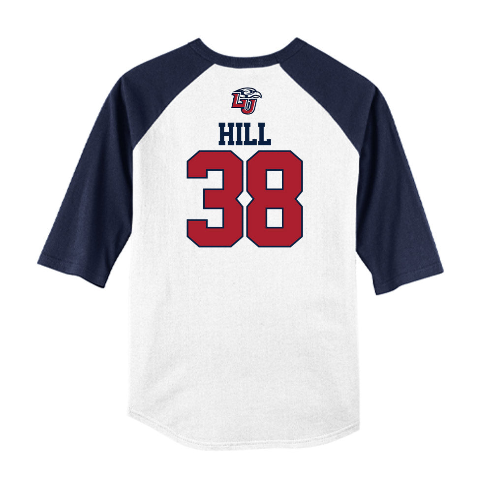 Liberty - NCAA Baseball : Brayden Hill - USA Raglan Raglan Shirt-1