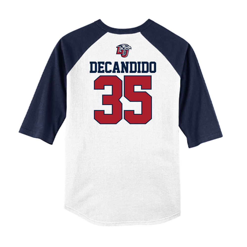 Liberty - NCAA Baseball : Riley DeCandido - USA Raglan Raglan Shirt-1
