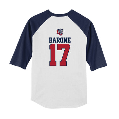 Liberty - NCAA Baseball : Nick Barone - USA Raglan Youth Raglan T-Shirt-1
