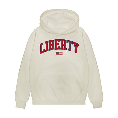 Liberty - NCAA Baseball : Peter Johnson - USA Raglan Premium Hooded Sweatshirt-0