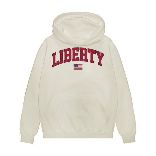 Liberty - NCAA Baseball : Kaleb Williams - USA Raglan Premium Hooded Sweatshirt-0