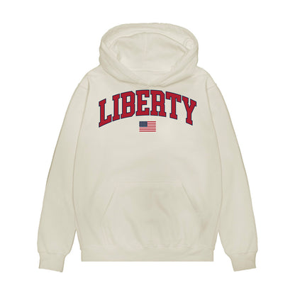 Liberty - NCAA Baseball : Nick Barone - USA Raglan Premium Hooded Sweatshirt-0