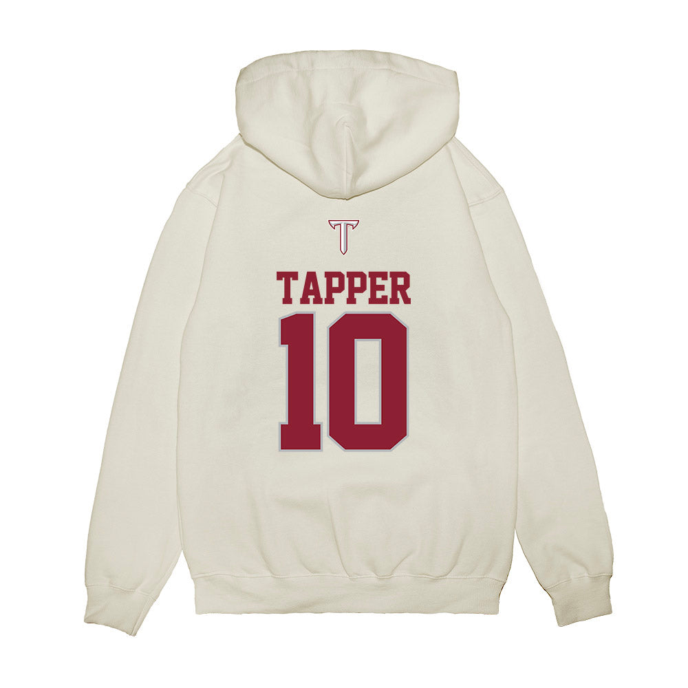 Troy - NCAA Baseball : Brock Tapper - USA Raglan Premium Hooded Sweatshirt-1